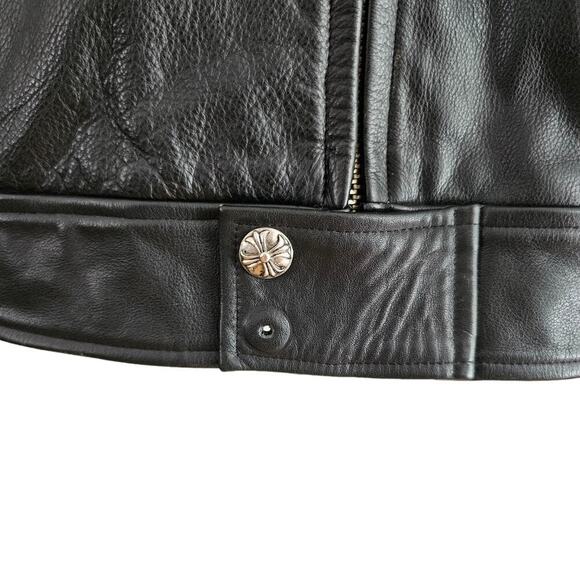 Motorcycle Leather Jacket - Picture 2 of 12